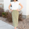 Tara White Short Sleeve Top