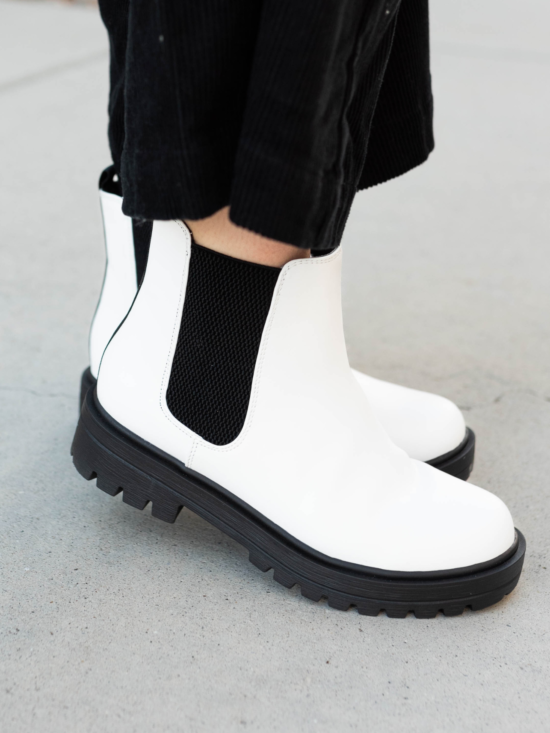 Teri White Chelsea Boots