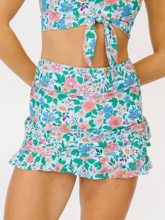 TrellisSkirtCloseUp.jpg Trellis Floral Ruffle Skirt w/ Bottoms