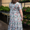 Zoie Blue Floral Tiered Dress